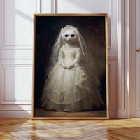 A Feline Bride Awaits the Unseen