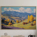 Autumn Gold Bathes Mountain Valley