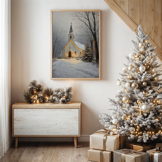 Silent Night Blesses Country Chapel