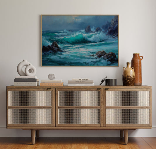 Ocean Symphony In Turquoise Light