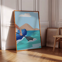 Paddle Through Mountain Lake Serenity