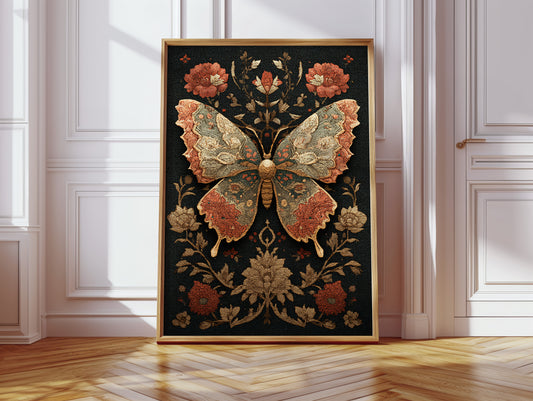 Embroidered Wings in Bloom