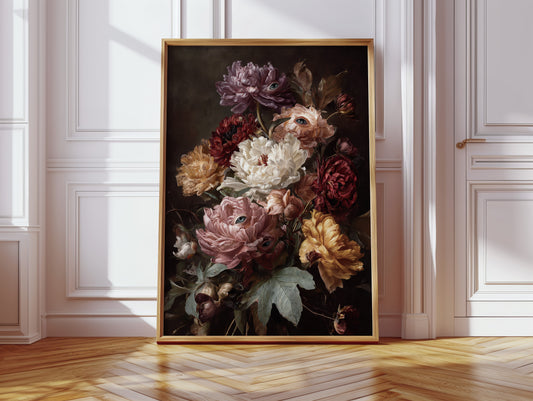 Gaze Among Petals' Secrets
