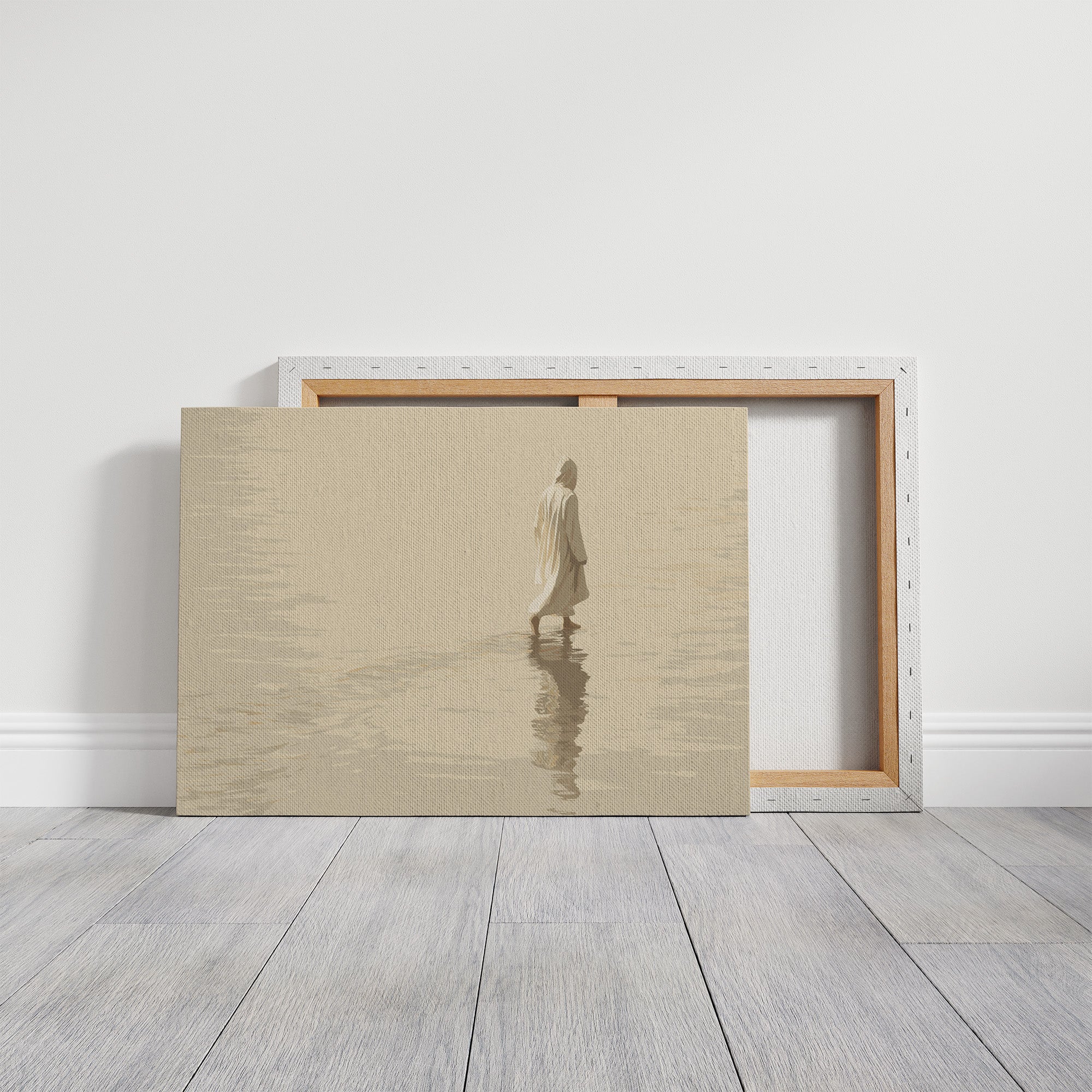 Solitary Path Across Still Waters