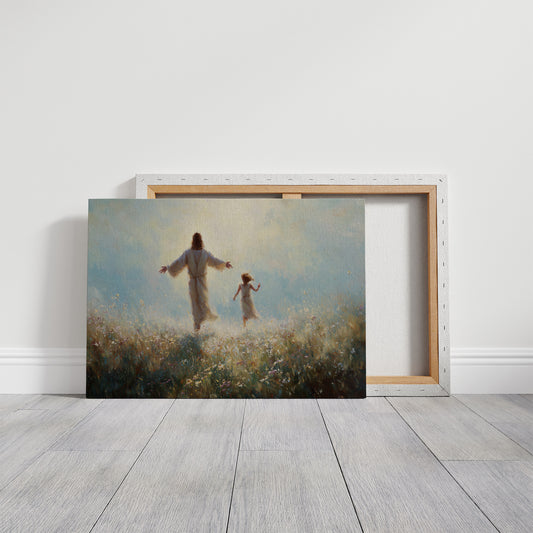 Ethereal Journey Through Wildflower Fields
