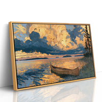 Canoe, Sky on Fire