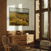 Prairie Dust Follows The Herd