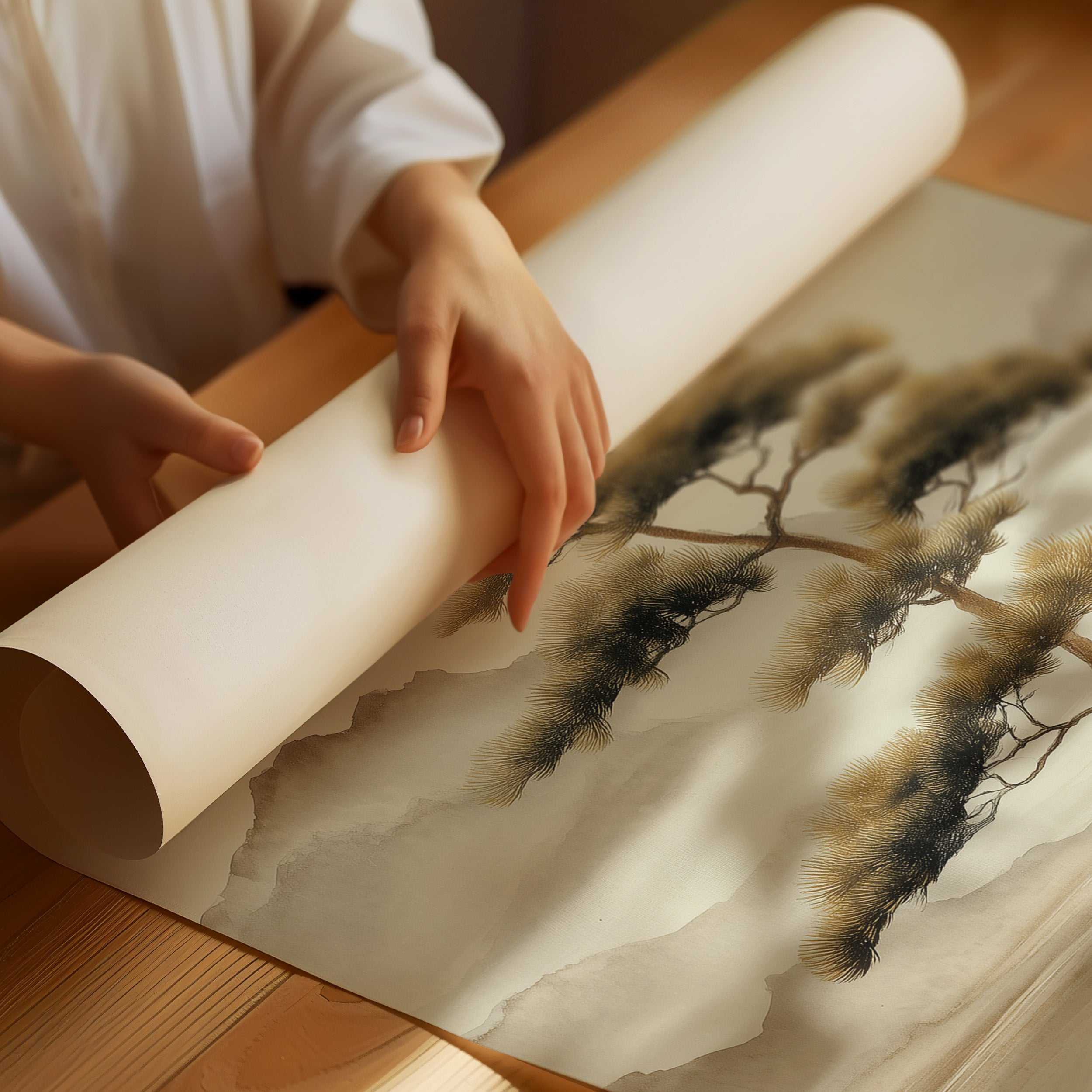 Lone Pine Bends To Eastern Wind