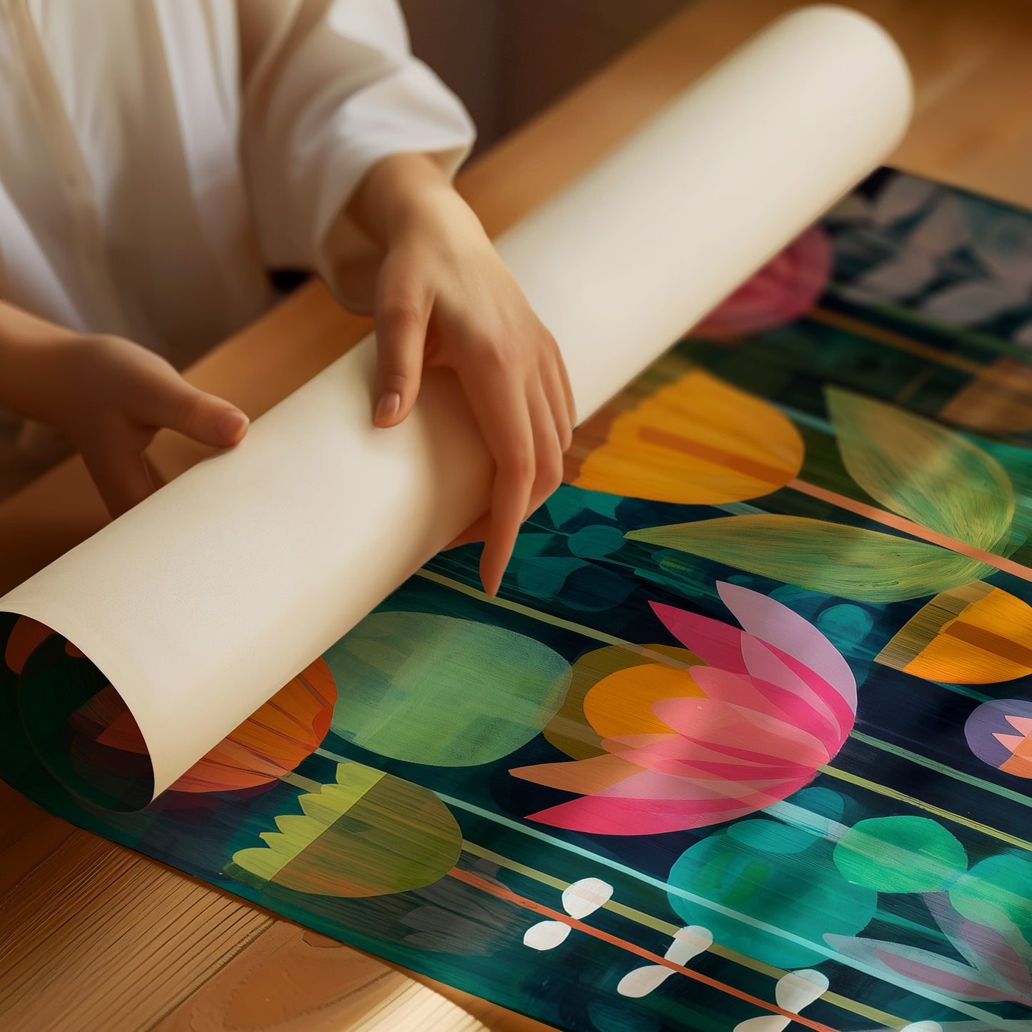 Tulips Toast The Evening Light