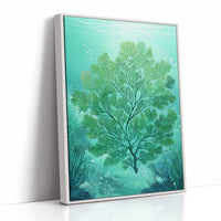 Sea Fern Dances In Aqua