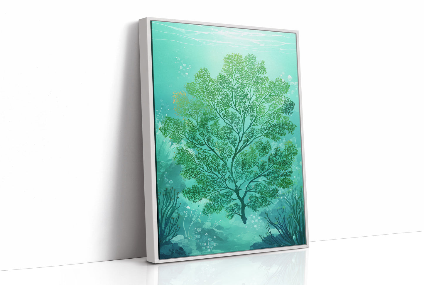 Sea Fern Dances In Aqua