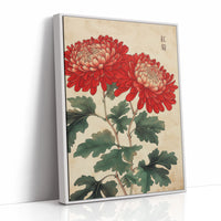 Red Chrysanthemum Elegance