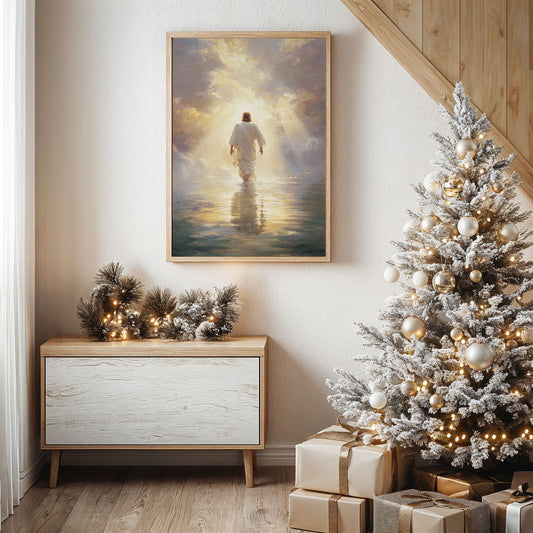 Light Breaks Through Sacred Waters