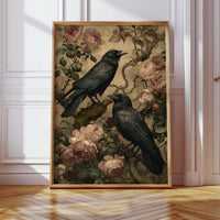 In Bloom With Midnight Feathers