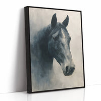 Noble Gaze In Weathered Wood