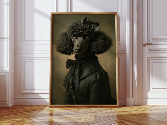 Elegance Wrapped in Curly Fur