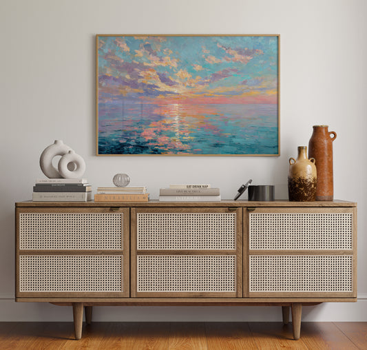 Ocean Light Paints The Morning Sky