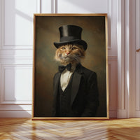 The Dapper Feline Connoisseur
