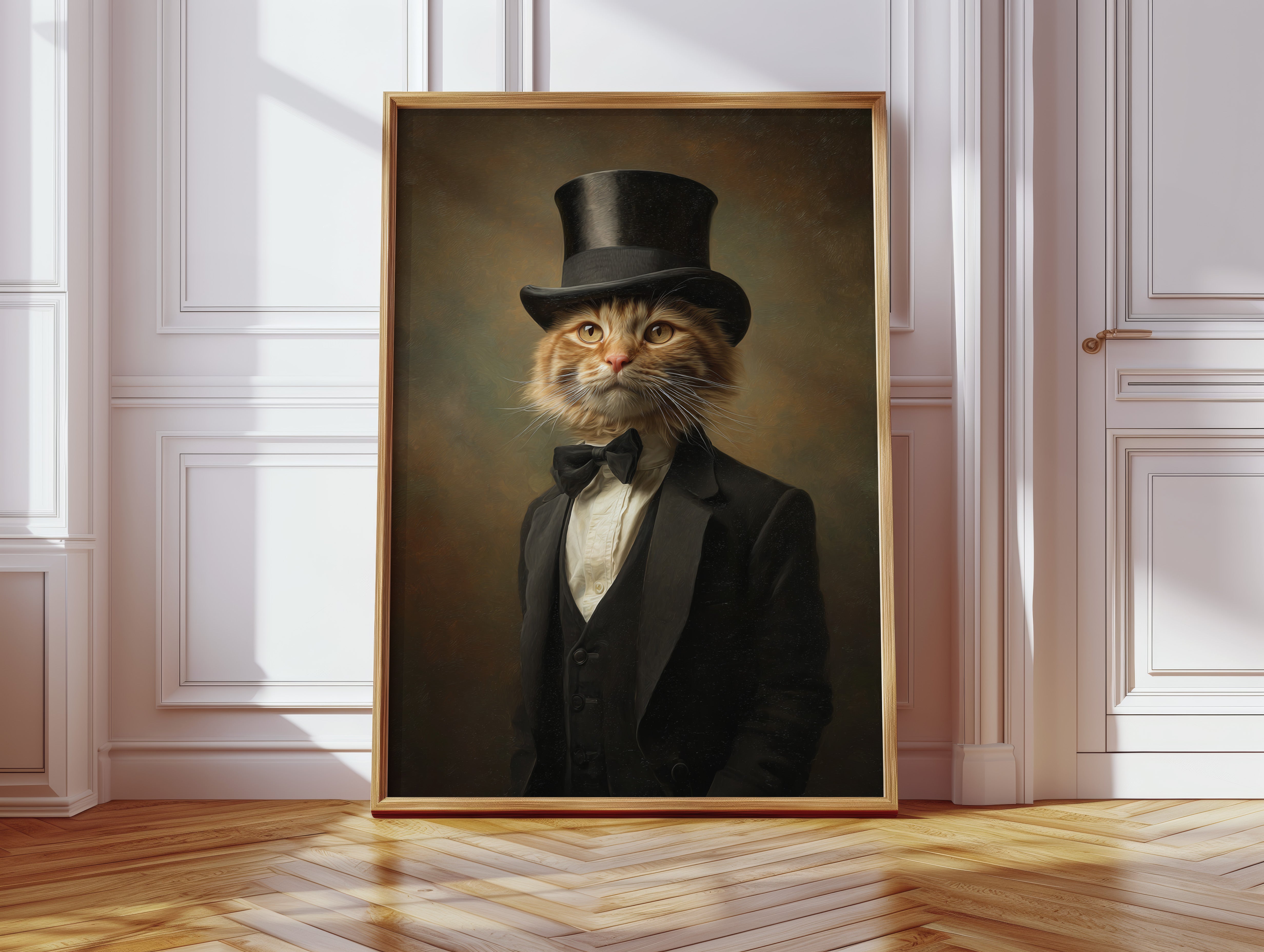 The Dapper Feline Connoisseur