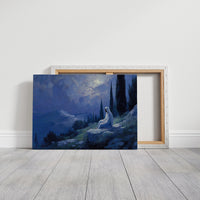 Solitude Beneath Indigo Skies