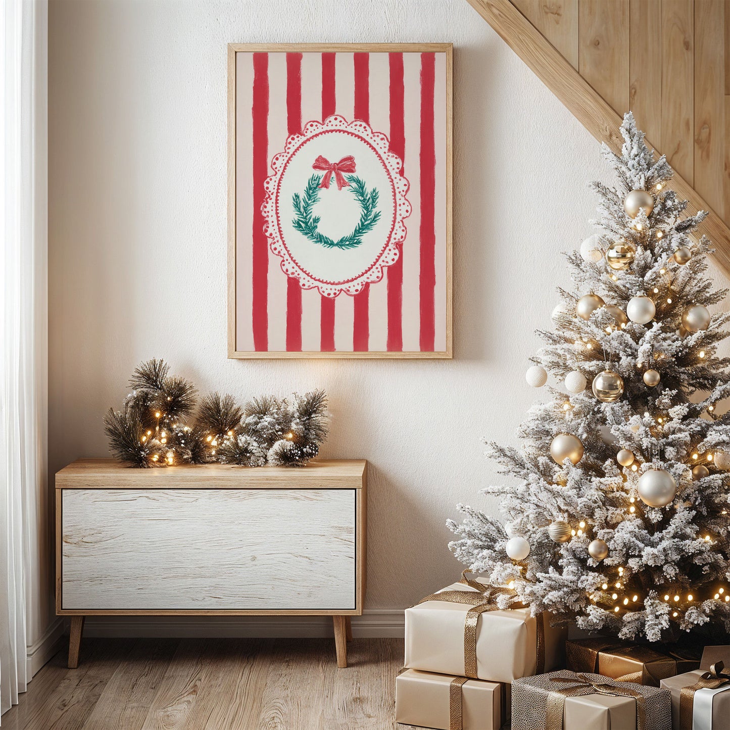 Peppermint Wreaths And Christmas Dreams