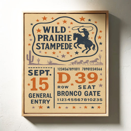 Wild Prairie Stampede Ticket
