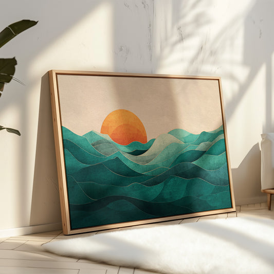 Sunset Over Whispering Waters