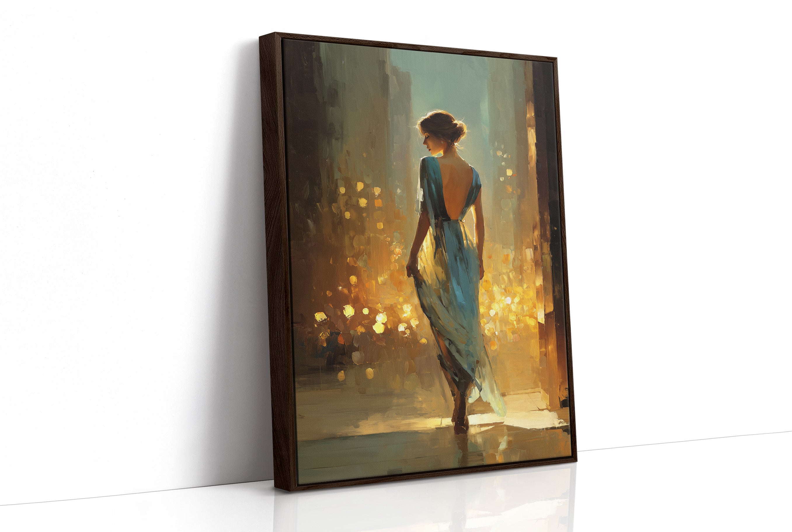 Golden Light at Her Back