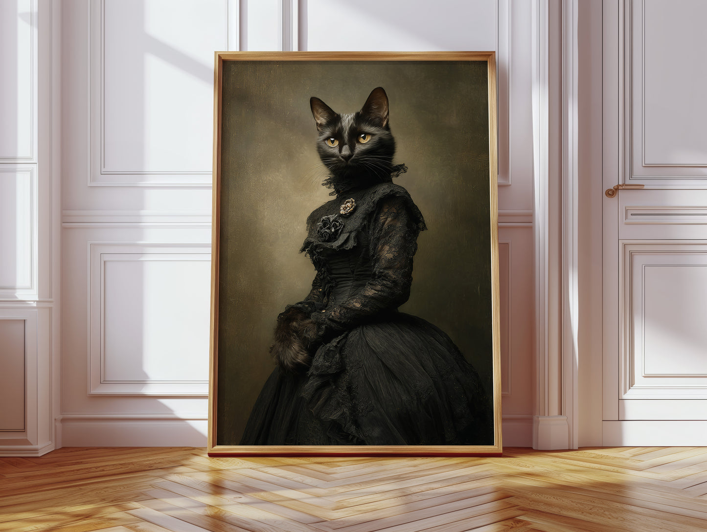 Elegance Woven in Midnight Threads