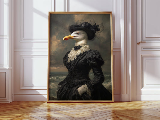 Elegance of the Ocean's Muse