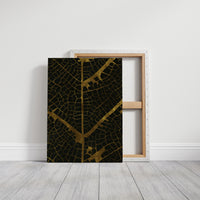 Gilded Leaf Veins
