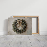 Evergreen Elegance Adorned With Silk