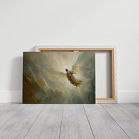 Celestial Ascension Through Radiant Light