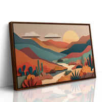 The Desert Folds at Dusk