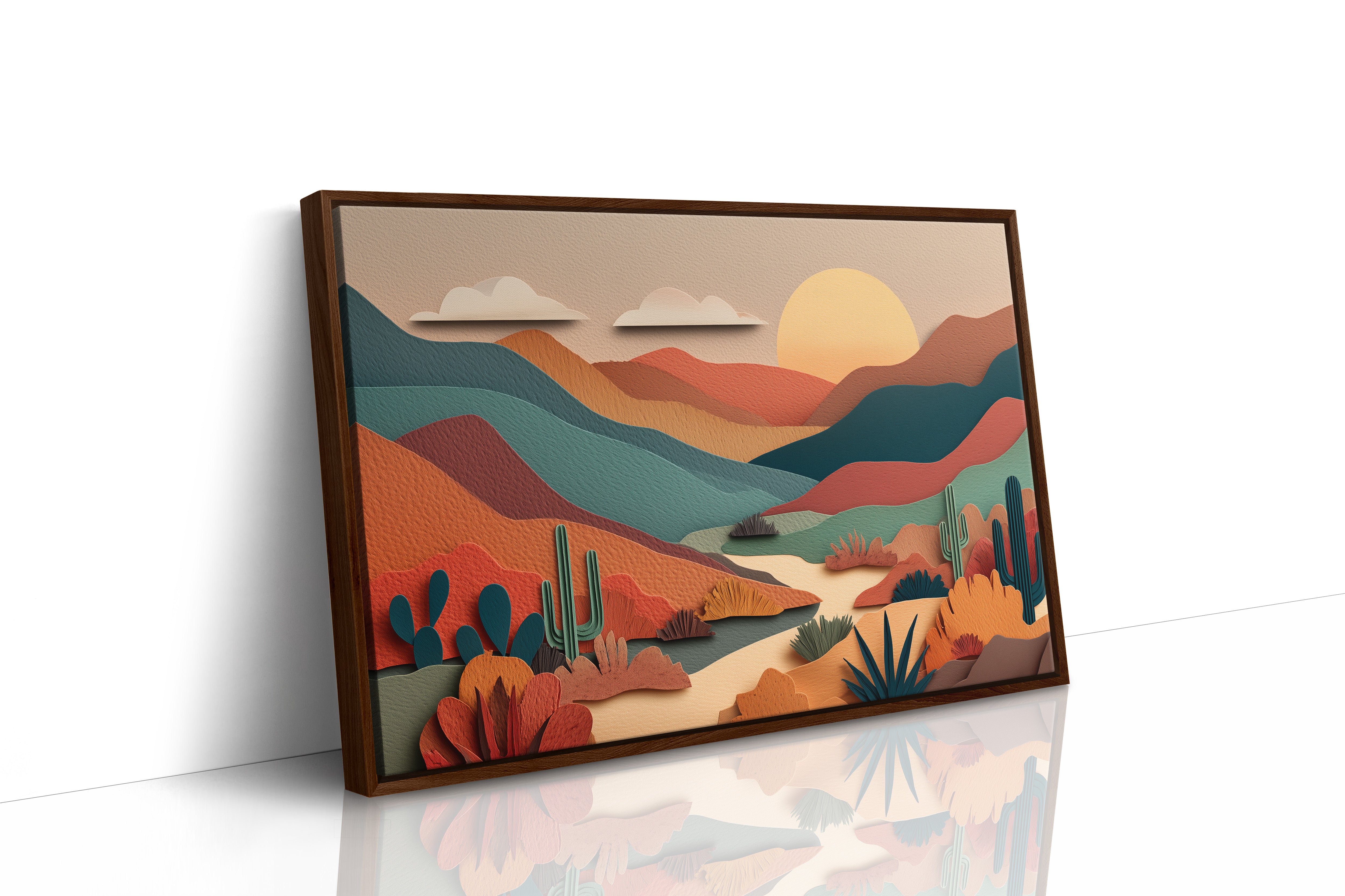 The Desert Folds at Dusk