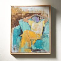 Sunlit Moments In Turquoise Room