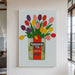 Tulips in a Yorkshire Tea Tin