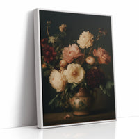 Baroque Peonies in Earthen Vase