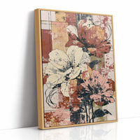 Blooms in Color Block & Splatter