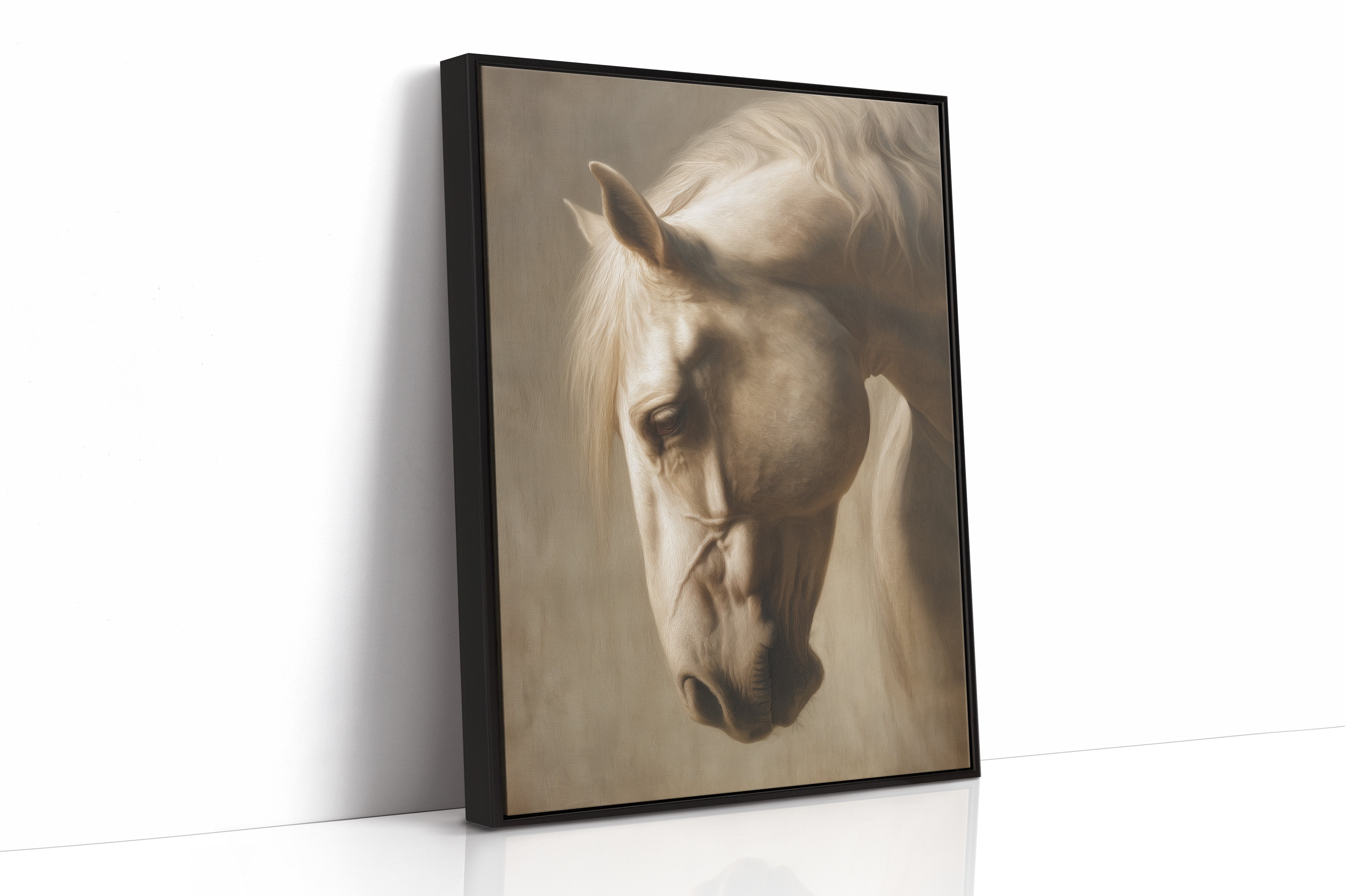 Noble Spirit In Sepia Tones