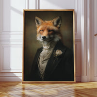 Regal Fox in Formal Attire
