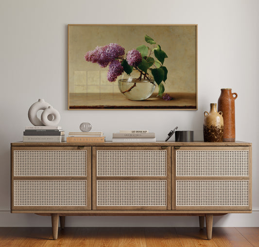 Lilacs Dance In Crystal Light