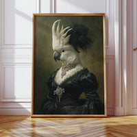 Elegant Feathers Worn Like a Crown