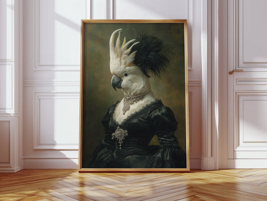 Elegant Feathers Worn Like a Crown