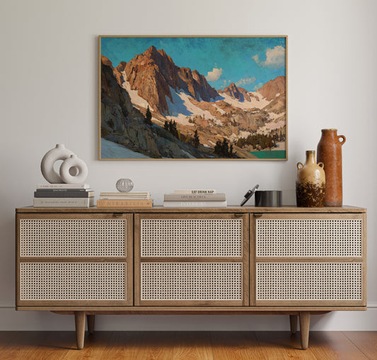 Alpine Peaks Touch Morning Light