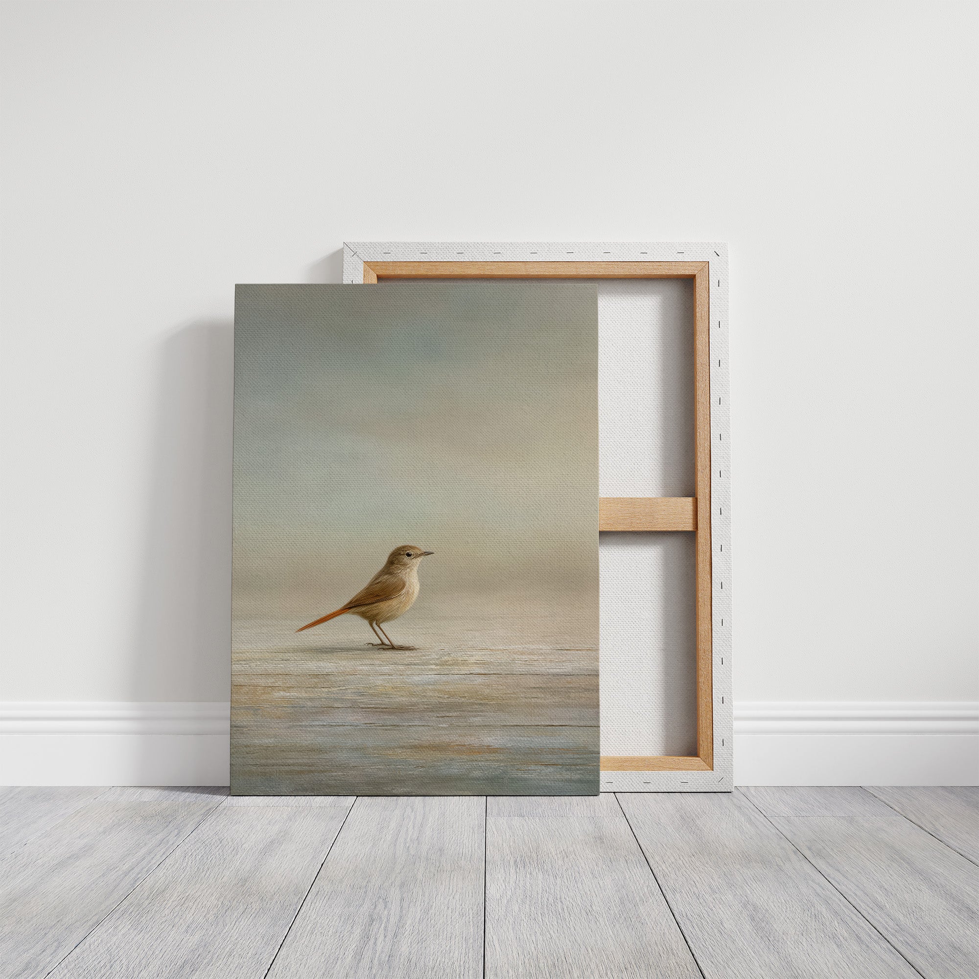 Solitary Songbird On Muted Horizon