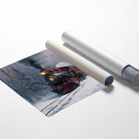 Steam Rises Through Winter's Quiet Forest