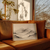 Mountains Rest In Morning Mist