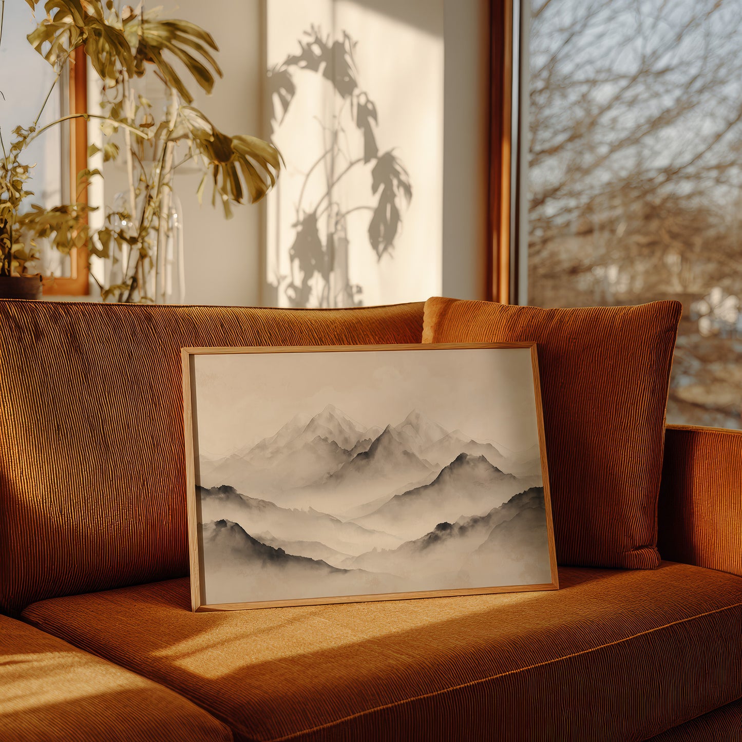 Mountains Rest In Morning Mist