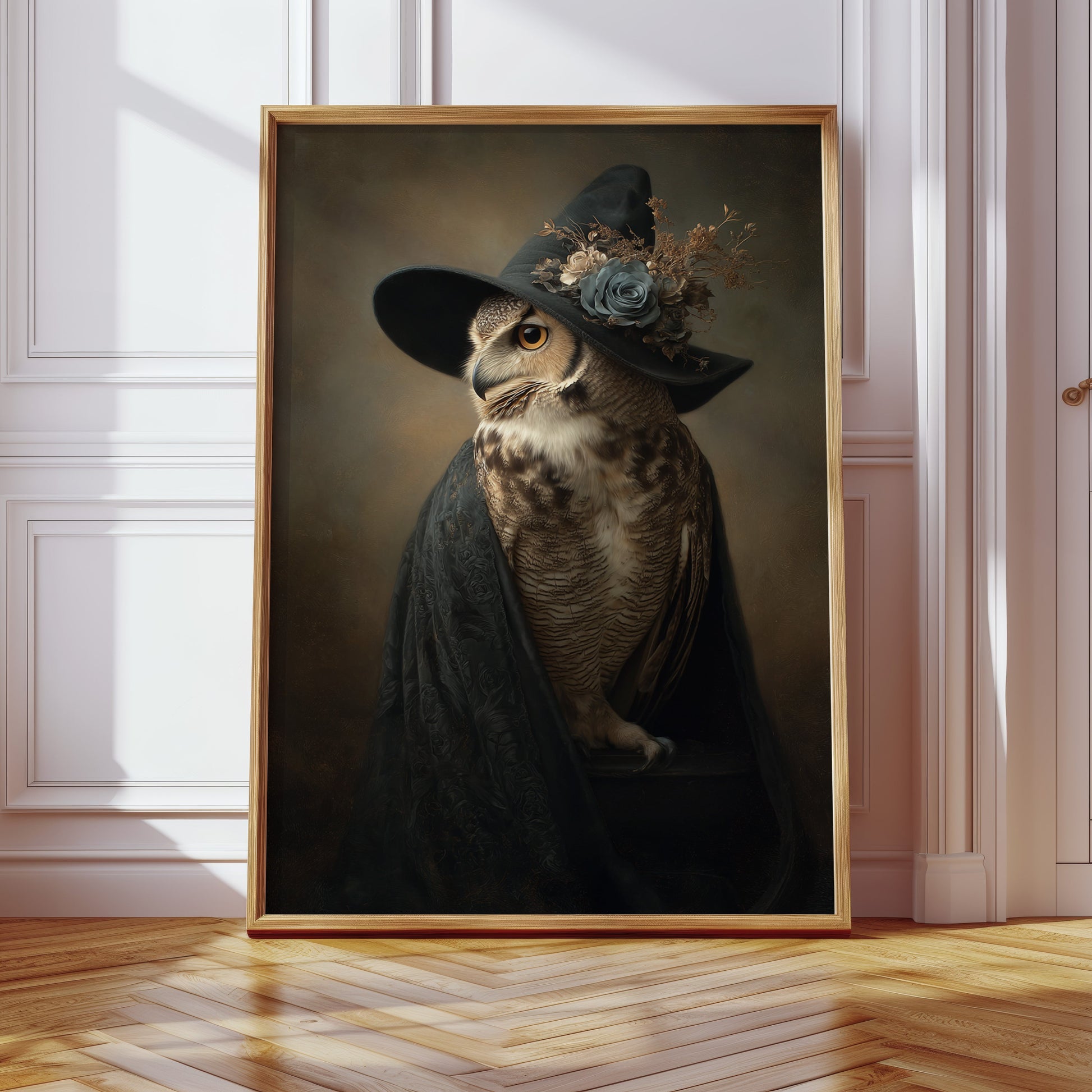 Elegance in Feathers and Fabric